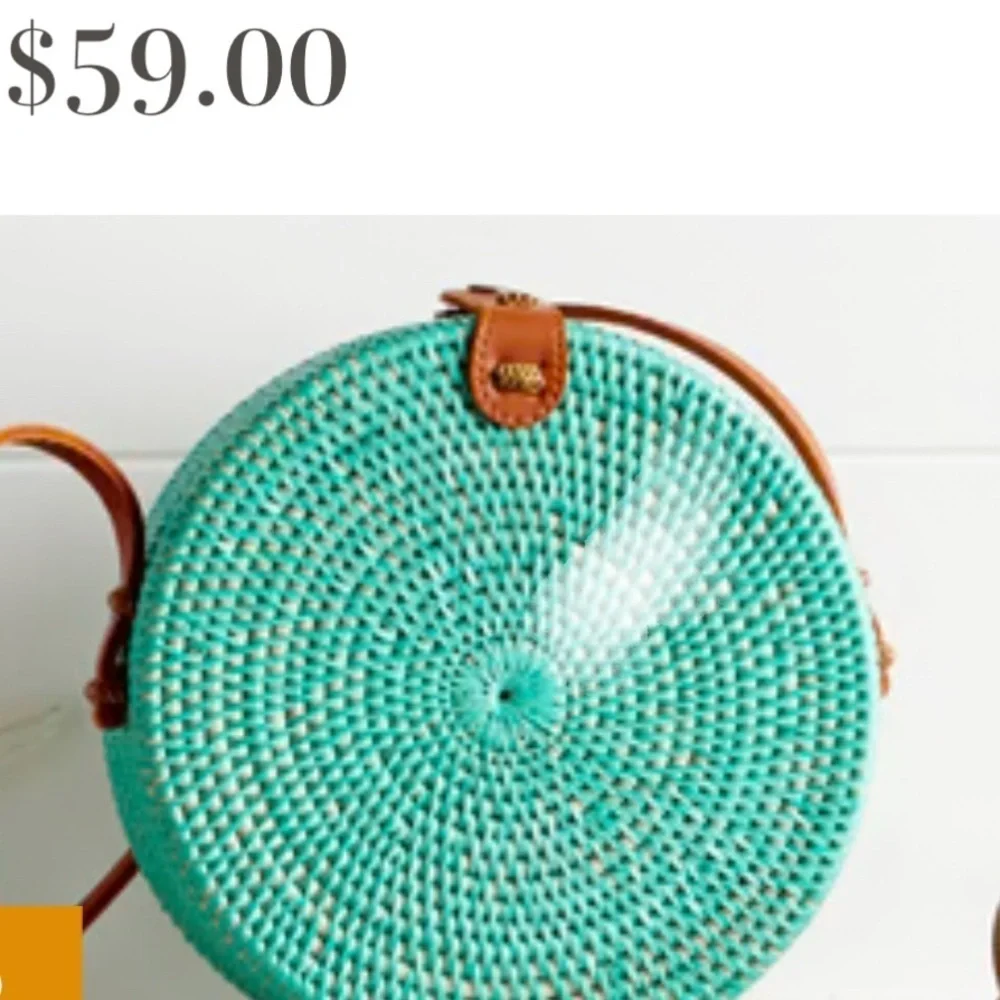 Rattan Imoshion Vegan Purse~NWT